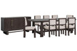 Tauren - Trestle Dining Table Set Magnussen Furniture
