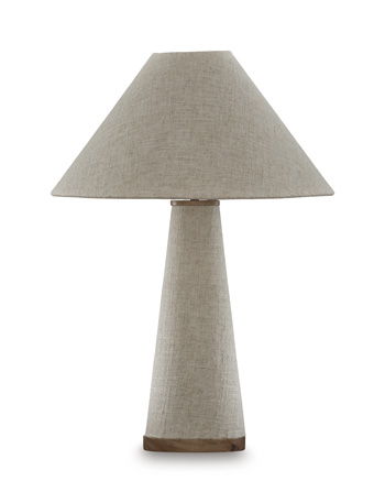 Dellridge - Metal Table Lamp - Light Beige Signature Design by Ashley®