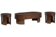 Holloway - Oval Lift Top Cocktail Table Set Magnussen Furniture
