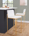 Fuji - Contemporary Design High Back Barstool Lumi Source