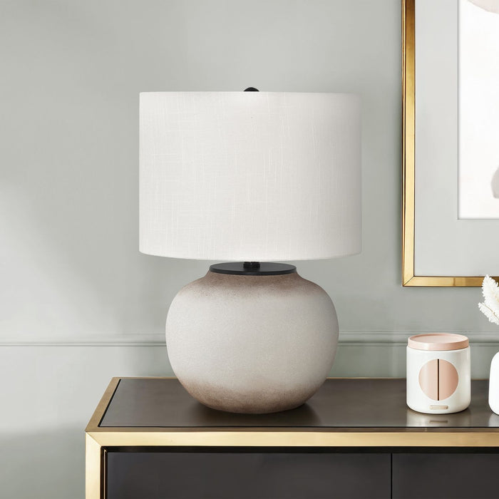 Modern Lighting, Table Lamp, Ceramic - Cream 8th Street
