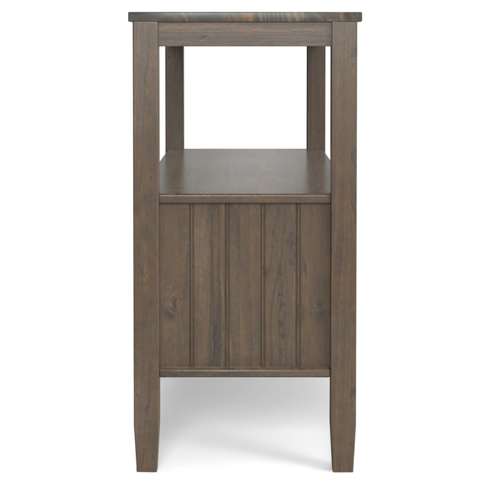 Lev - Console Table - Smoky Brown Simpli-Home