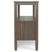 Lev - Console Table - Smoky Brown Simpli-Home