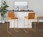 Fuji - Contemporary Design High Back Barstool Lumi Source