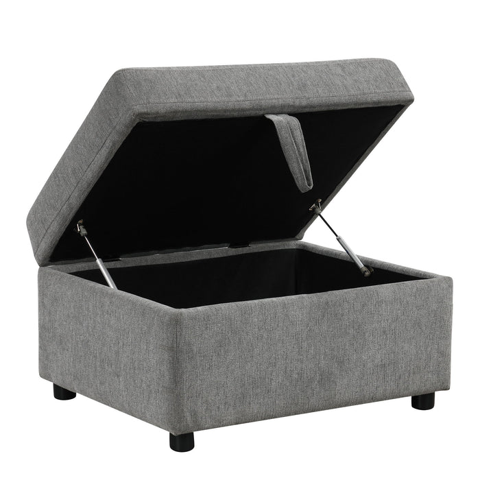 Movable Storage Ottoman Footrest For Living Room Hearth and Haven
