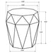 Pringle - Octagonal Side Table Furniture Max