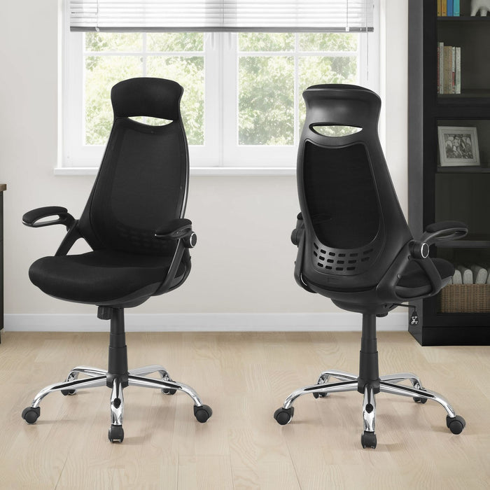 Office Chair, Adjustable Height, Swivel, Ergonomic, Armrests, Contemporary & Modern 8th Street