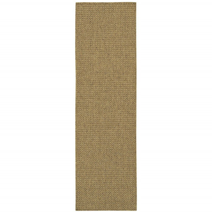 2' X 8' Indoor / Outdoor Area Rug - Tan