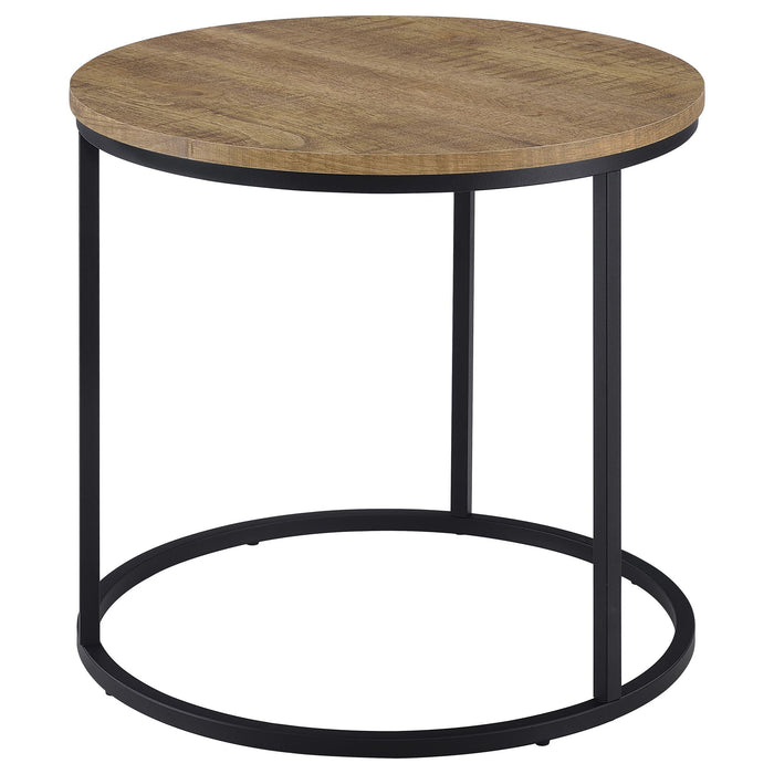 Arrize - Round Side End Table - Mango Color Furniture Max