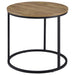 Arrize - Round Side End Table - Mango Color Furniture Max