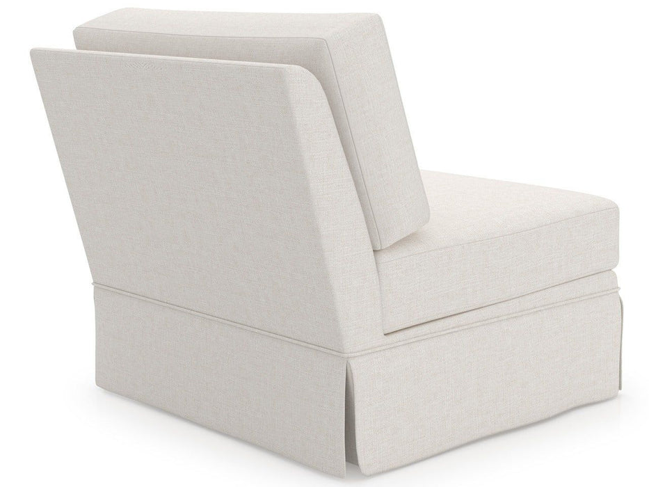 Filmore - Skirted Armless Chair, Special Order - White Universal Furniture