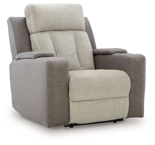 WhipLash - Power Recliner With Adj Headrest - Sisal Signature Design by Ashley®