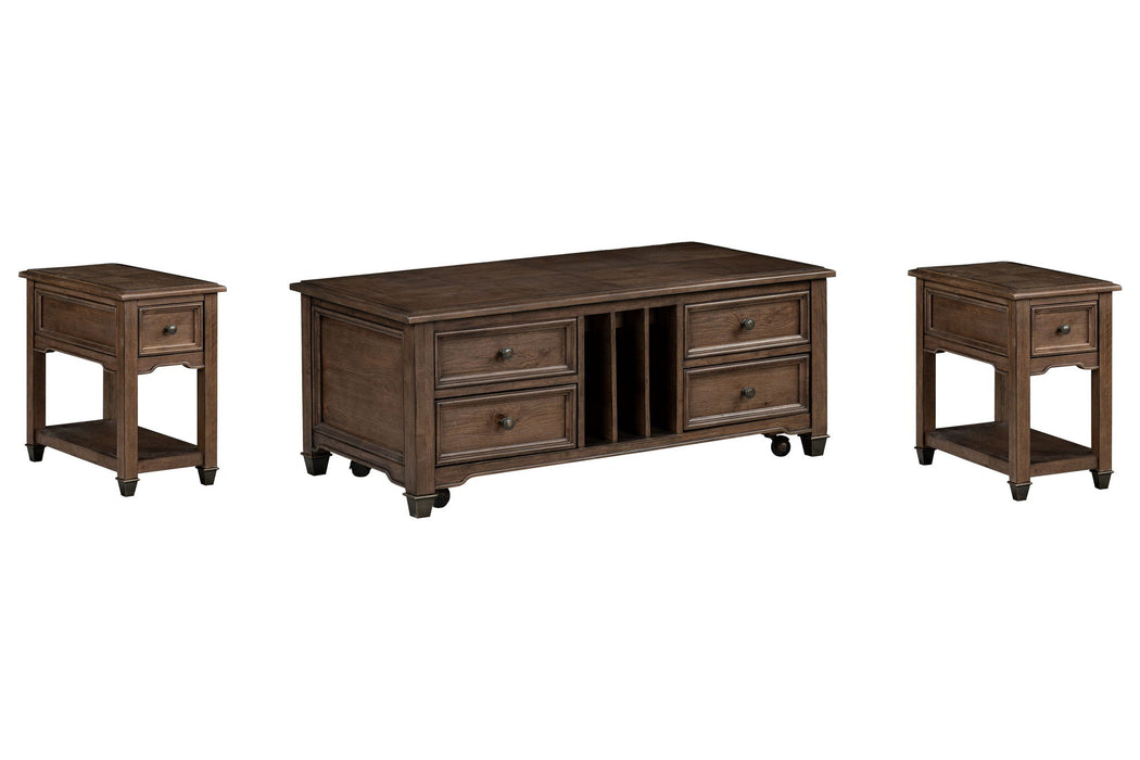 Cormac - Lift Top Storage Cocktail Table Set Magnussen Furniture