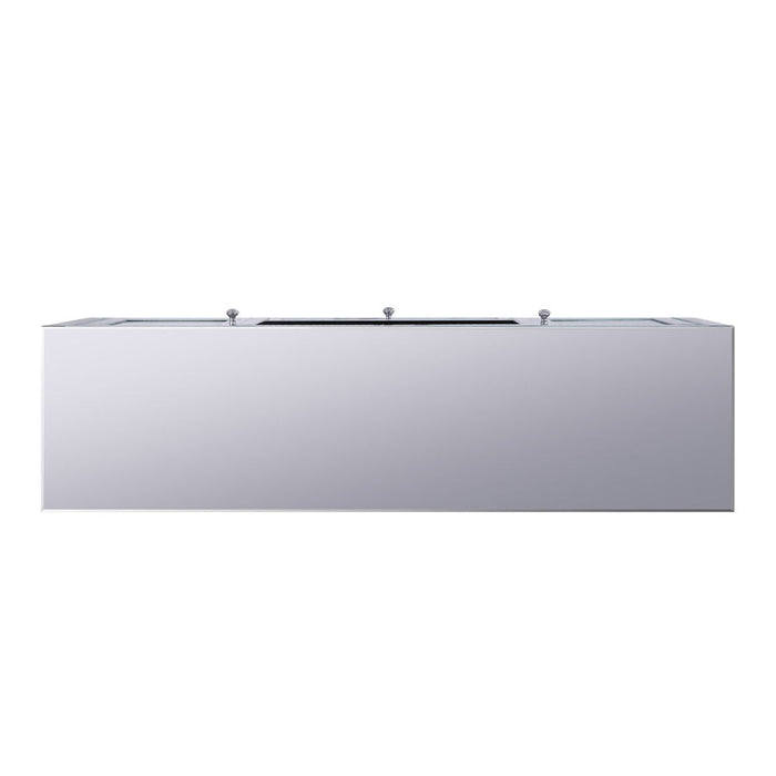 Noralie - TV Stand - Mirrored & Faux Diamonds ACME