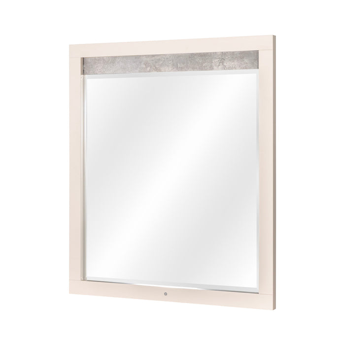 Pavira - Dresser Mirror With LED Lights - Stone