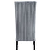Kini - Side Chair (Set of 2) - Gray Corduroy & Black ACME