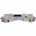Nova - Sectional With Bluetooth Speaker, LED And Lifting Wine Cabinet Matrix Furniture Group