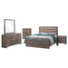 Geary - Slatted Headboard Panel Bedroom Set Furniture Max