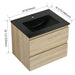Wall Mounted Bathroom Vanity With Sink, 2 Soft Close Drawers Home Essentials