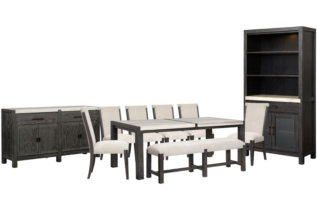 Plum Creek - 10 Piece Rectangular Dining Table Set Magnussen Furniture