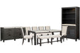 Plum Creek - 10 Piece Rectangular Dining Table Set Magnussen Furniture