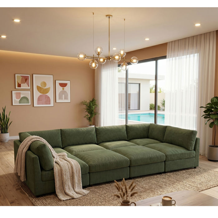 Modular Sectional With Custom Configuration Home Essentials
