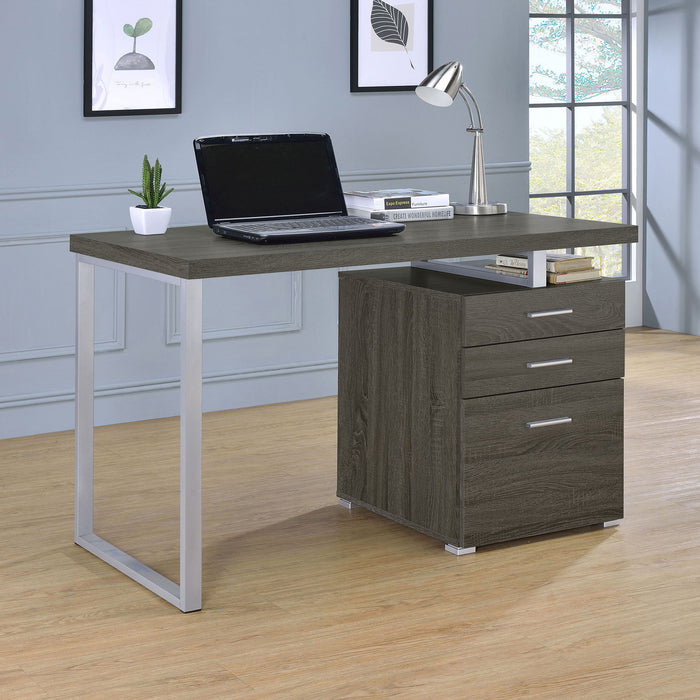 3 Drawer Reversible Office Desk Furniture Max