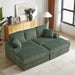 3 Seater Sofa With 2 Ottomans For Living Room Home Essentials