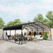 Heavy Duty Carport, All Weather Shelter - Black Daily Nest