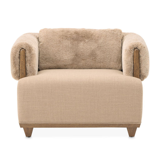 Portrait - Accent Chair - Toffee / Sienna Brown Michael Amini