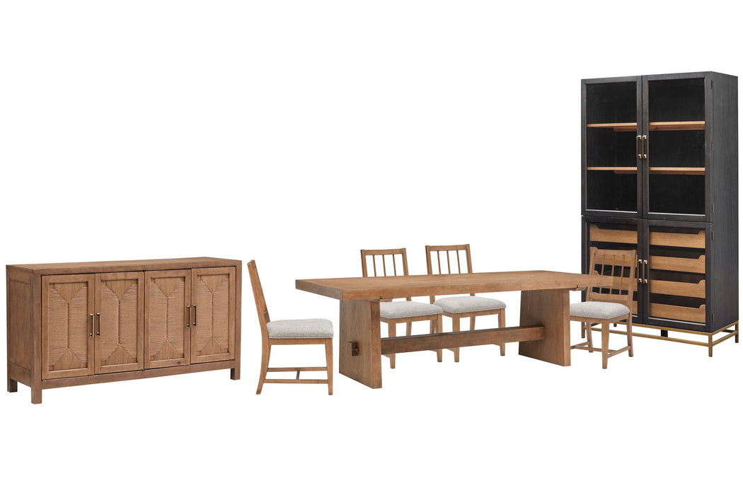 Lindon - Trestle Dining Table Set Magnussen Furniture