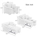Convertible Sleeper Chair With Adjustable Backrest Hearth and Haven