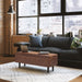 Shay - Large Square Coffee Table Storage Ottoman Mid-Century Style Simpli-Home