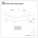 Owen - Multifunctional Square Coffee Table Storage Ottoman Simpli-Home