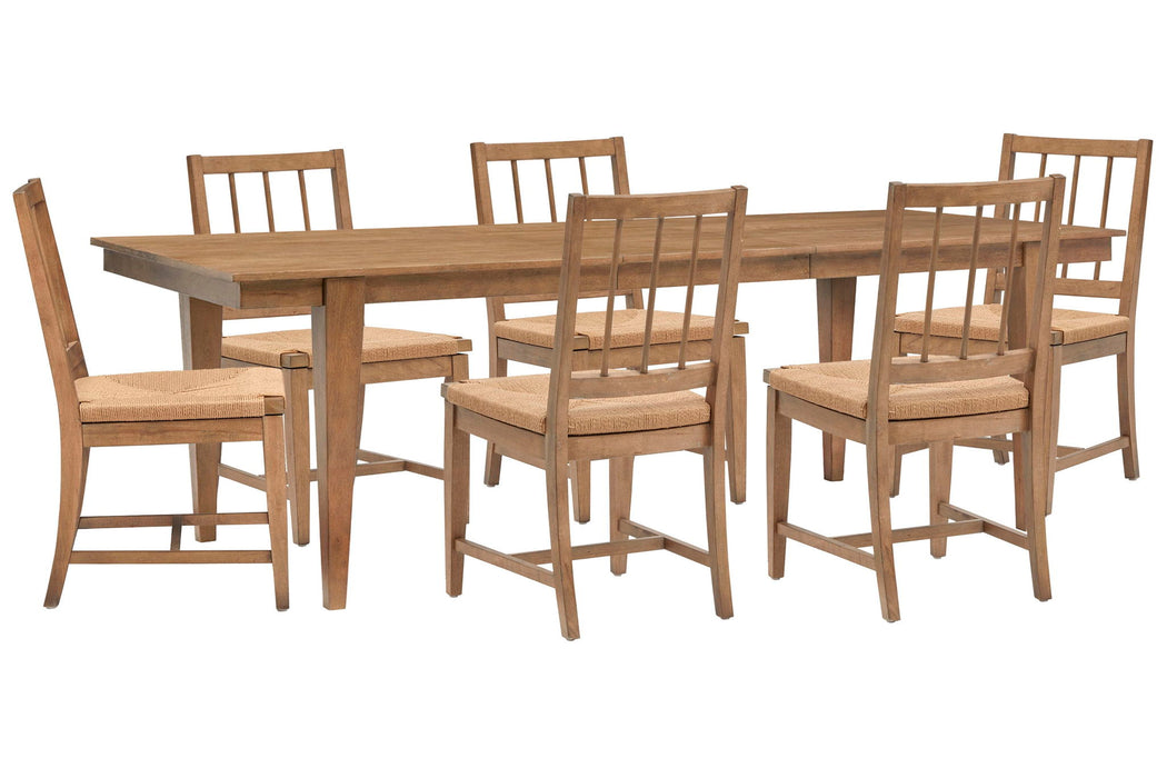 Lindon - Extendable Rectangular Dining Table Set Magnussen Furniture