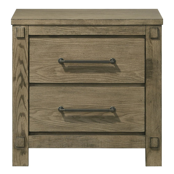 Colton - Nightstand - Antique White Oak