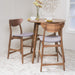 Elegant Counter Height Chair With Cushioned Seat Noble House