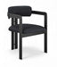 Aurum - Vegan Leather Upholstered Dining Chair With Graphite Black Base (Set of 2) Meridian Furniture