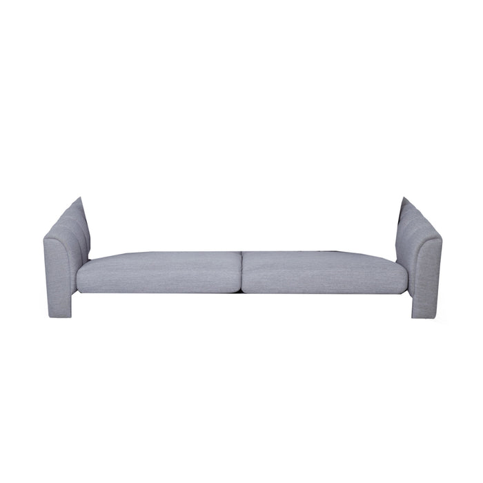 Contemporary 3 Seater Sofa With Plush Accents