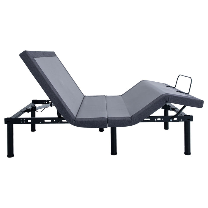 Kelven - Adjustable Bed Base With Wireless Remote And Dual Massage Motors