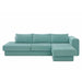 L-Shaped Modular Sofa With Double Layer Cushion Noble House