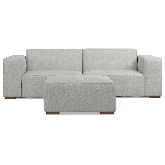 Rex - Handcrafted Sectional Sofa And Ottoman Simpli-Home