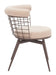 Saku - Swivel Dining Chair - Beige / Brown Zuo Modern