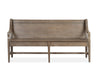 Paxton Place - Bench With Back - Dovetail Gray Magnussen Furniture