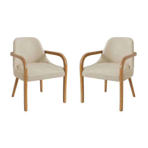 Dining Upholstered Armchairs (Set of 2) Noble House