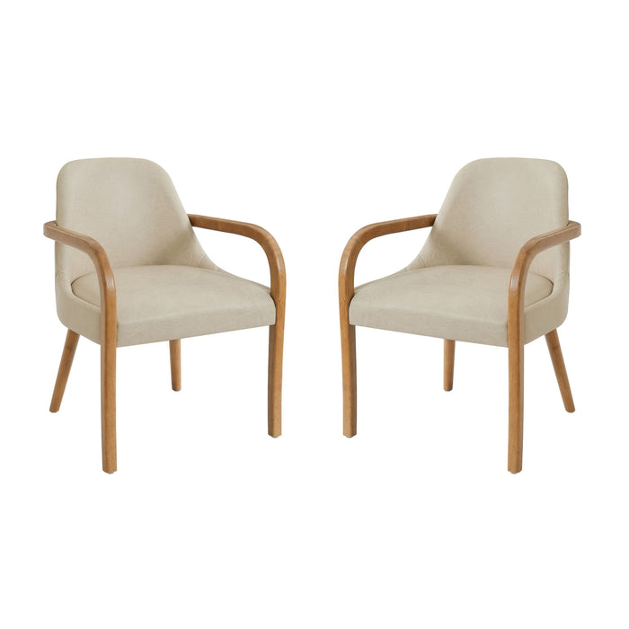 Dining Upholstered Armchairs (Set of 2) Noble House