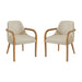 Dining Upholstered Armchairs (Set of 2) Noble House