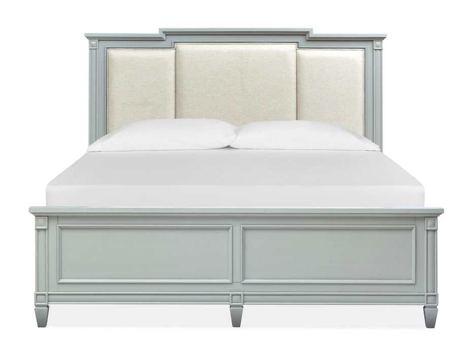 Glenbrook - Complete Panel Bed With Upholstered Headboard Magnussen Furniture