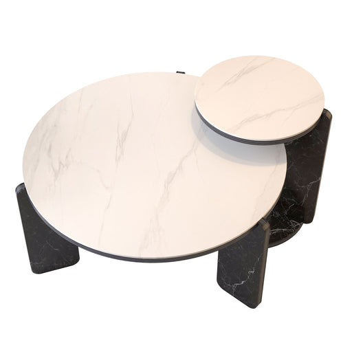 Round Coffee & End Table Set Home Essentials