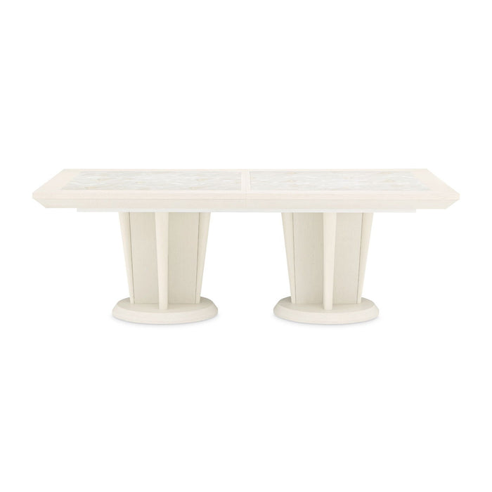 Scotts Square - Chaise - Cornsilk / Light Champagne Michael Amini